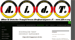 Desktop Screenshot of aidt-ev.org